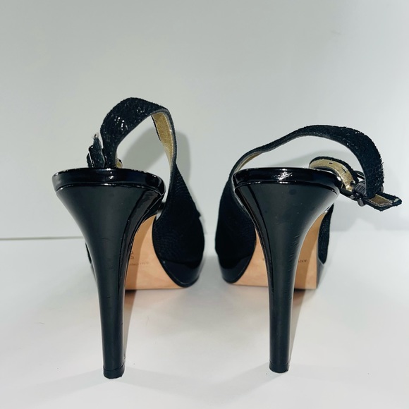 ANTONIO MELANI SIERRA EMBELLISHED PEEP TOE HEELS SIZE 9 - Picture 3 of 6